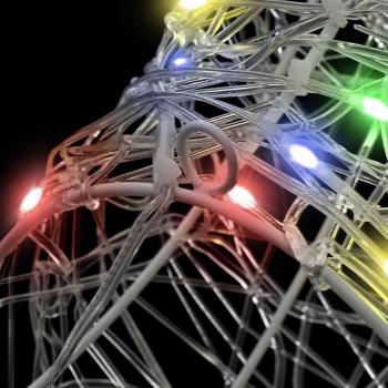 Rentierkopf Bunt 60 cm Acryl