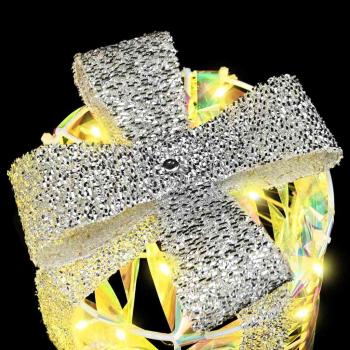 Geschenkbox Dekoration 3 pcs Warmweiß 12 cm 15 cm 20 cm PET