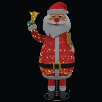 Weihnachtsmann mit 200 LEDs Warmes Weiß 100 x 180 cm Stoff