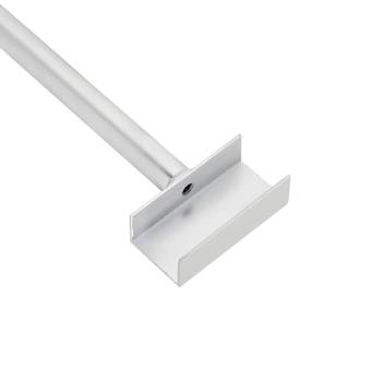 geeignet für flache Planenhalterung 2 pcs Silber 130-210 cm