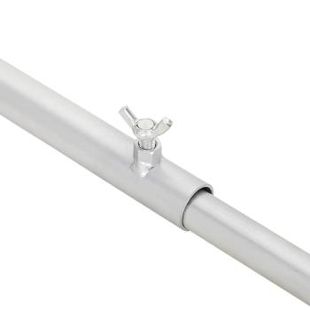 geeignet für flache Planenhalterung 2 pcs Silber 130-210 cm