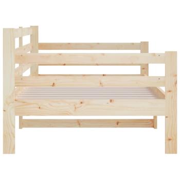Tagesbett ohne Matratze 80x200 cm Massivholz Kiefer