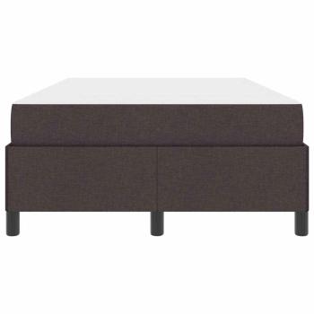 Boxspringbett Braun 120 x 200 cm Stoff und Holzwerkstoff