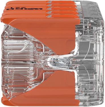 Wago 221-420 Compact-Verbindungsklemmen, 10 Klemmstellen, transparent