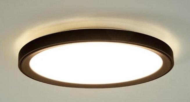 Brumberg SUNNY MIDI LED-Anbaudownlight, D=440mm, 230VAC, 50Hz, 110°, 40W, 3750lm, 3000K/4000K/6000K, direkt/indirekt, dimmbar Phasenabschnitt, schwarz matt (12209083)