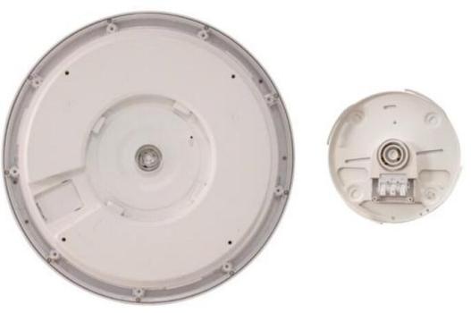 Brumberg SUNNY MIDI LED-Anbaudownlight, D=440mm, 230VAC, 50Hz, 110°, 40W, 3750lm, 3000K/4000K/6000K, direkt/indirekt, dimmbar Phasenabschnitt, schwarz matt (12209083)