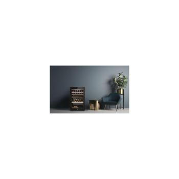 Haier HWS42GDAU1 Serie 7 Weinklimaschrank, 50 cm breit, 42 Standardweinflaschen, LED Beleuchtung, 2 Kühlzonen, schwarz
