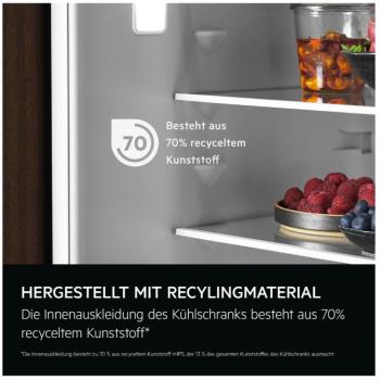 AEG TF6FS18XDC 6000 Einbaukühlschrank mit Gefrierfach, Nischenhöhe 1780 cm, 282 L, Festtürtechnik, DynamicAir, CustomFlex, TouchControl, weiß (923585344)