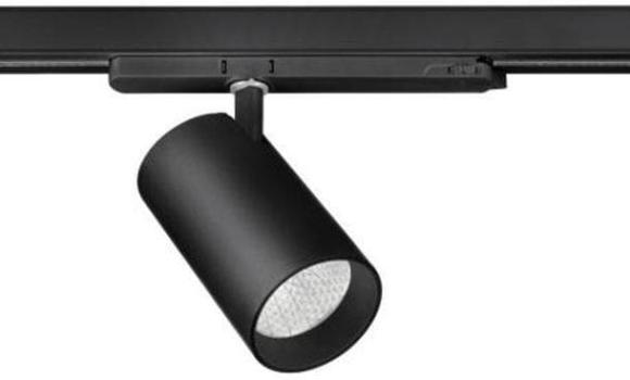 ARDEBO.de Brumberg TRAXX MAXI LED-Schienenstrahler 230 V AC, 50 Hz, 24 W, 40°, 3.000 K, CRI > 90, rund, dreh- und schwenkbar, schwarz struktur (88724183)