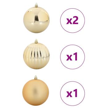Weihnachtskugel-Set 4 pcs Gold