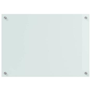 Küchenrückwand Weiß 70 x 50 x 0,8 cm Gehärtetes Glas