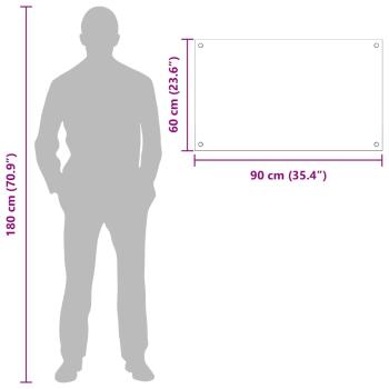 ARDEBO.de - Küchenrückwand Weiß 90 x 60 x 0.8 cm Gehärtetes Glas