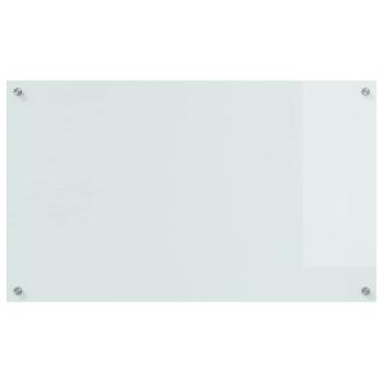 Küchenrückwand Weiß 100 x 60 x 0,8 cm Gehärtetes Glas