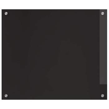 Küchenrückwand Schwarz 70 x 60 x 0.8 cm Gehärtetes Glas