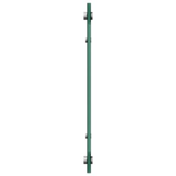 Küchenrückwand 2 Stk. Schwarz 100 x 40 cm Gehärtetes Glas