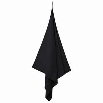 Sporthandtücher 2 pcs Schwarz 180 x 90 cm