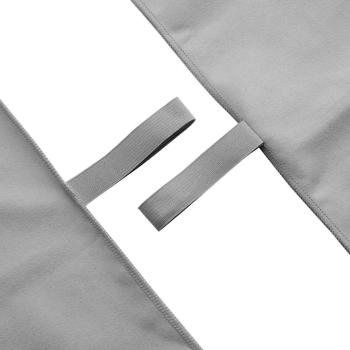 Sporthandtücher 2 stk. Dunkelgrau 200 x 100 cm