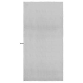 Sporthandtücher 2 pcs Grau 140 x 70 cm Polyester und Polyamid