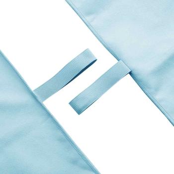 Sporthandtücher 2 stk. Blau 100 x 50 cm Polyester und Polyamid