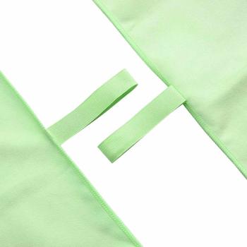 Sporthandtücher 2 pcs Grün 200 x 100 cm Polyester und Polyamid