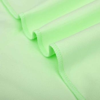 Sporthandtücher 2 pcs Grün 200 x 100 cm Polyester und Polyamid