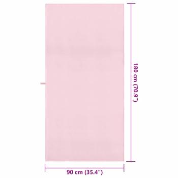 Sporthandtücher 2 pcs Rosa 180 x 90 cm Polyester und Polyamid