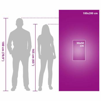 Sporthandtuch Set Sonstiges Rosa Stoff