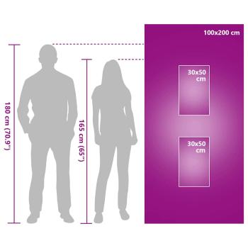 Sporthandtuch Set 3 pcs Schwarz Polyester und Polyamid