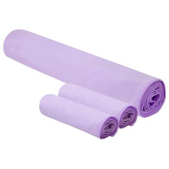 Sporthandtuch Set 3 pcs Lila Polyester und Polyamid