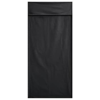 Außenstuhl Handtücher 2 pcs Schwarz 130 x 60 cm