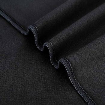 Außenstuhl Handtücher 2 pcs Schwarz 130 x 60 cm