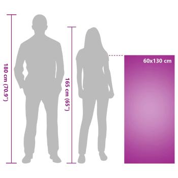 Außenstuhl Handtücher 2 pcs Lila 130 x 60 cm