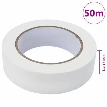 Malerklebebänder 6 pcs Weiß 30 mm x 50 m Papier
