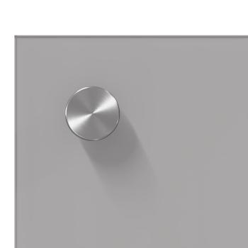 Küchenrückwand 2 pcs Hellgrau 80 x 50 cm Gehärtetes Glas