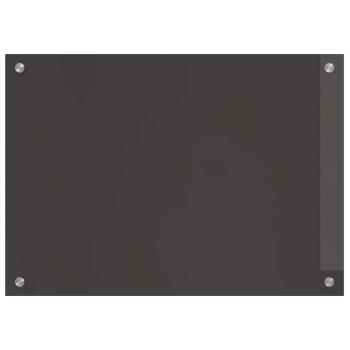 Küchenrückwand 2 pcs Dunkelgrau 70 x 50 cm Gehärtetes Glas