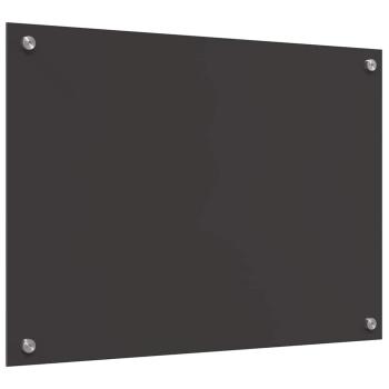 Küchenrückwand 2 pcs Dunkelgrau 70 x 50 cm Gehärtetes Glas