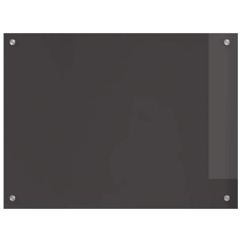 Küchenrückwand 2 pcs Dunkelgrau 80 x 60 cm Gehärtetes Glas