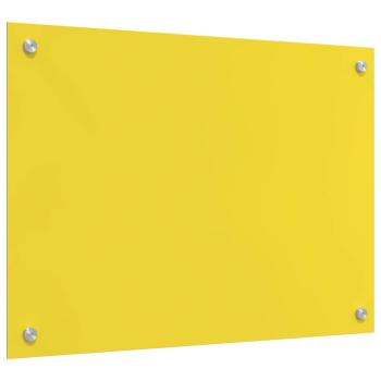 Küchenrückwand 2 pcs Gelb 70 x 50 cm Gehärtetes Glas