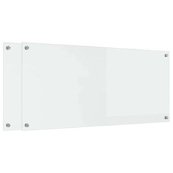 Küchenrückwand 2 pcs Transparent 110 x 50 cm Gehärtetes Glas