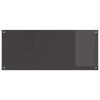 Küchenrückwand 2 pcs Dunkelgrau 120 x 50 cm Gehärtetes Glas