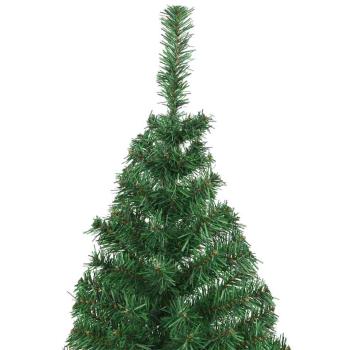 Künstlicher Weihnachtsbaum mit 300 LEDs mit Ständer Grün 180 cm