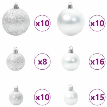 Künstlicher Weihnachtsbaum mit 300 LEDs mit Ständer Grün 180 cm