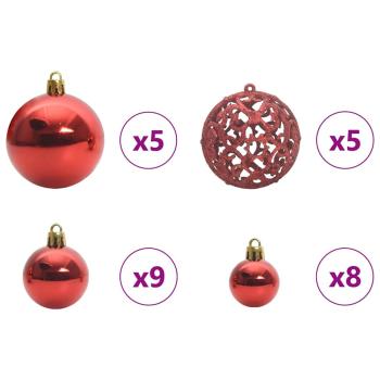 Künstlicher vorbeleuchteter Weihnachtsbaum Silber 150 cm PET
