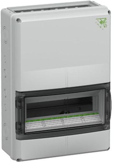 ARDEBO.de Spelsberg AK-F 14 Plus Kleinverteiler, 14 Teilungseinheiten, IP65, 1-reihig, 315x450x155 mm (73371401)