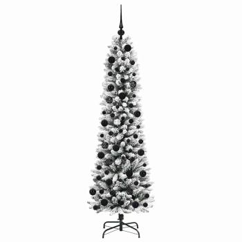 Künstlicher Weihnachtsbaum mit 300 LEDs Grün und Weiß 180 cm