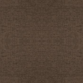 Hocker mit Holzbeinen Braun Stoff