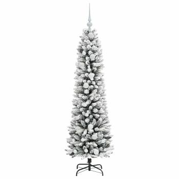 Künstlicher Weihnachtsbaum mit 150 LEDs Grün und Weiß 150 cm