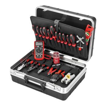 ARDEBO.de Cimco Lehrlingskoffer Industrie, bestückt, schwarz (170530)