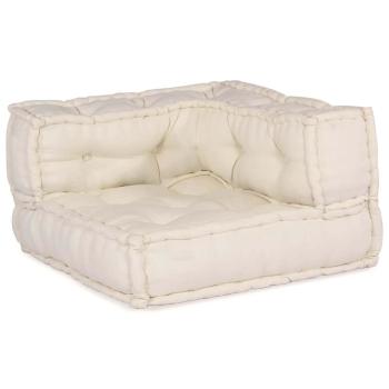 Modulares Sofa 2 pcs Creme 70 x 70 x 56 cm Stoff