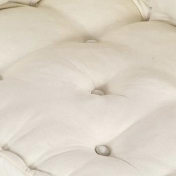 Modulares Sofa 2 pcs Creme 70 x 70 x 36 cm Stoff